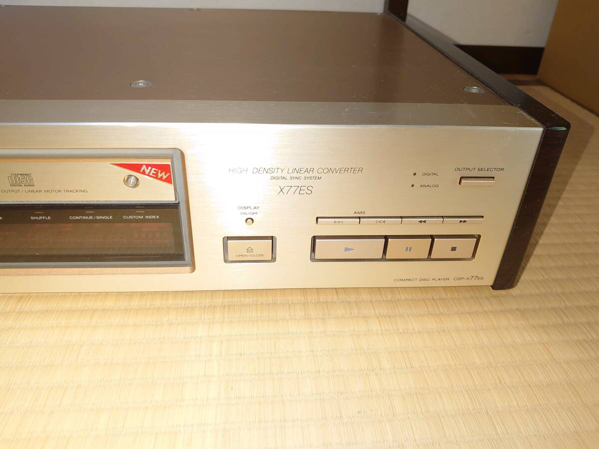 SONY Sony CDP-X77ES CD player remote control, manual attaching 