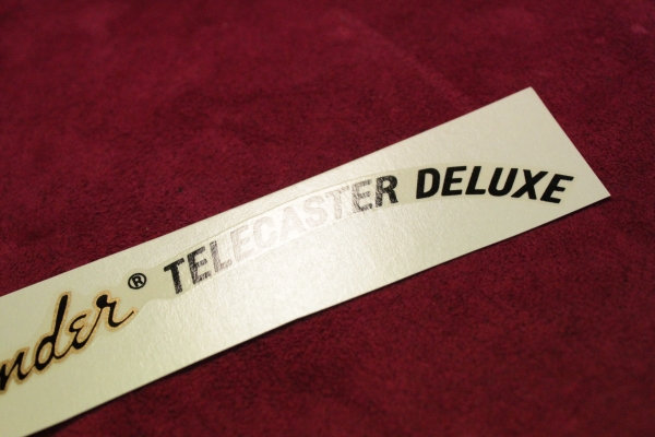 Fender Japan TELECASTER DELUXE トラロゴ デカール 補修用部品 リペアパーツ ⑥の画像3