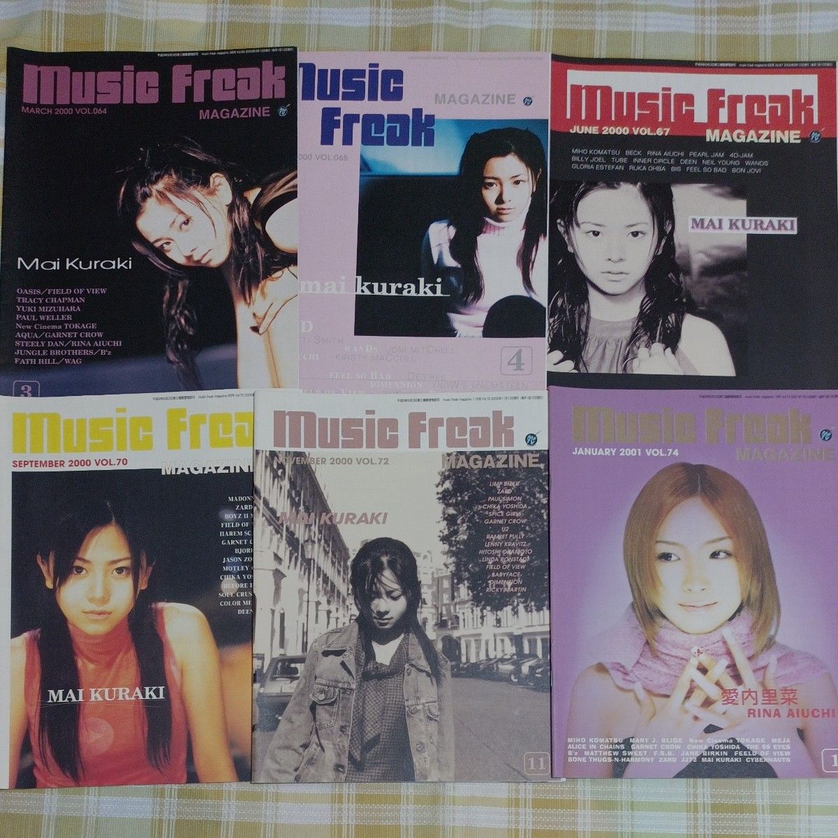 ◇６冊セット◇music　freak　magazine　vol.64.65.67.70.72.74