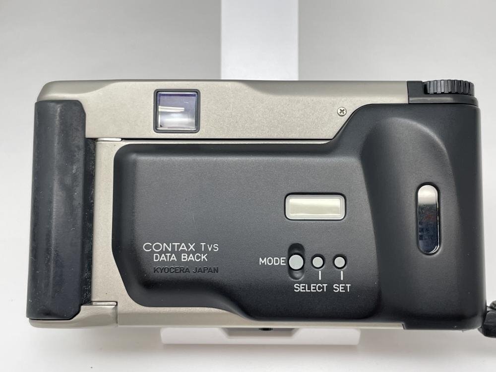 K239【動作確認済】 CONTAX コンタックス TVS Ⅱ コンパクト フィルムカメラ グレー_画像3