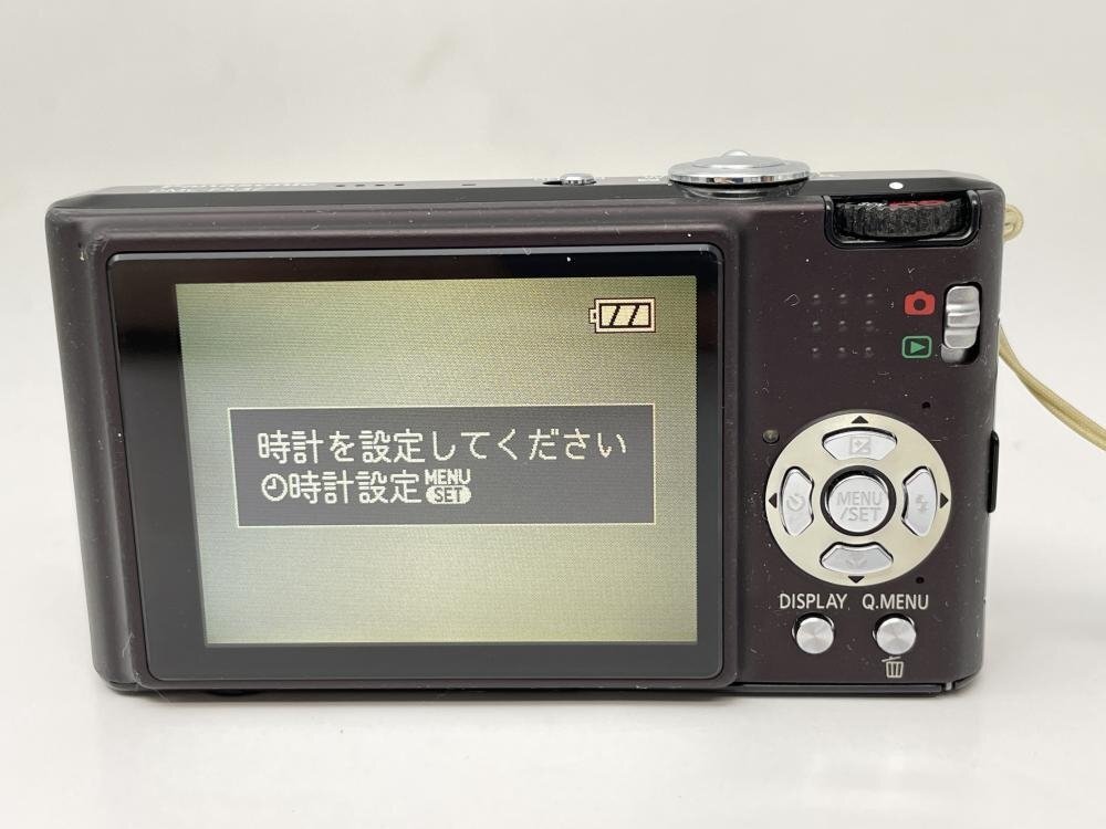 U544【動作確認済】 Panasonic パナソニック LUMIX ルミックス DMC-FX37 デジタルカメラ コンデジ ブラウン_画像4