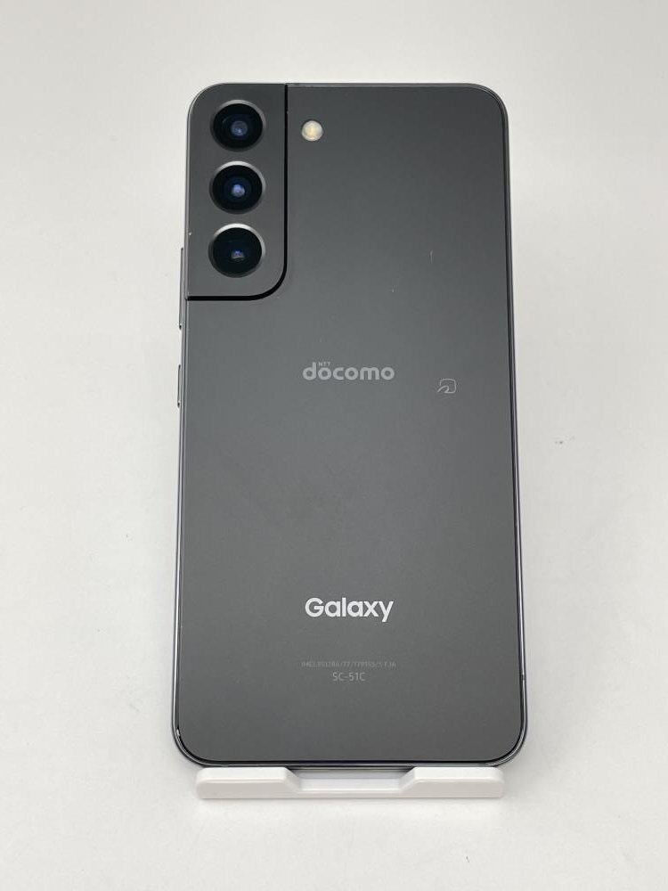 U404【動作確認済・制限○ 白ロム】 Galaxy S22 SC-51C docomo SIMロック解除 SIMフリー ブラックの画像2