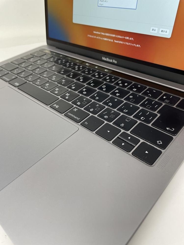 M626【動作確認済】 充放電回数16回 MacBook Pro Mid 2017 Touch Bar付き モデル 13インチ SSD 512GB 3.1GHz Intel Core i5 /100の画像2