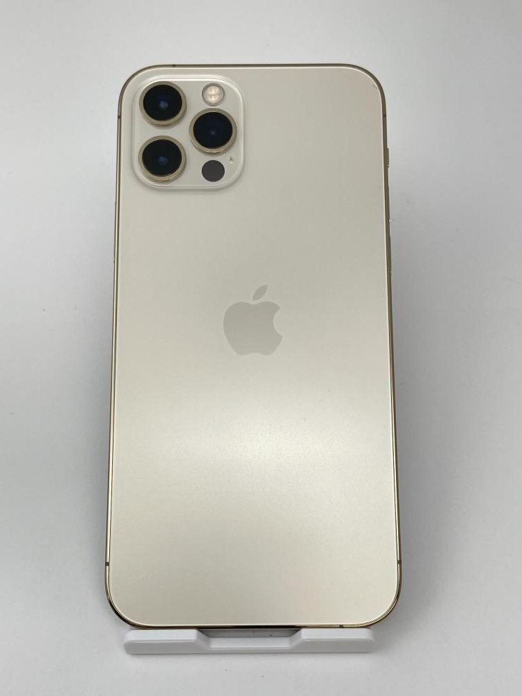 1125【ジャンク品】 iPhone12 Pro 128GB au版SIMロック解除 SIMフリー ゴールド バッテリー98%の画像2