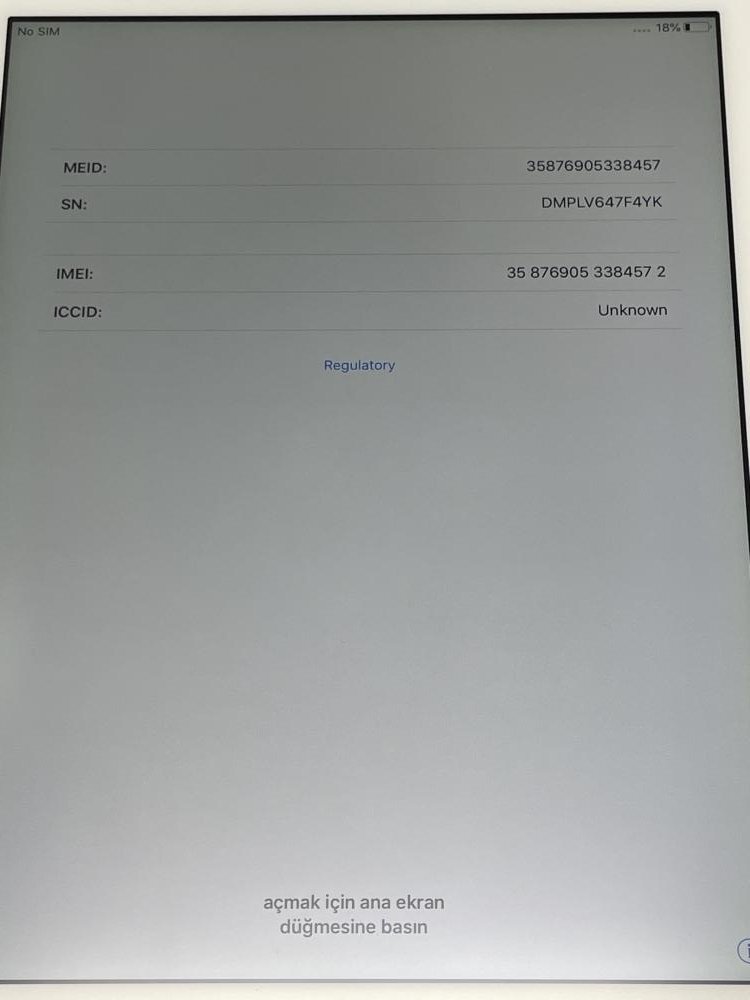 U224【動作確認済・制限○ 白ロム】 iPad Air 64GB softbank シルバーの画像4