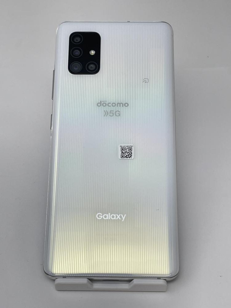 2333 【動作確認済・制限○ 白ロム】 SIMロック解除済 Galaxy A51 5G SC-54A docomo ホワイトの画像2