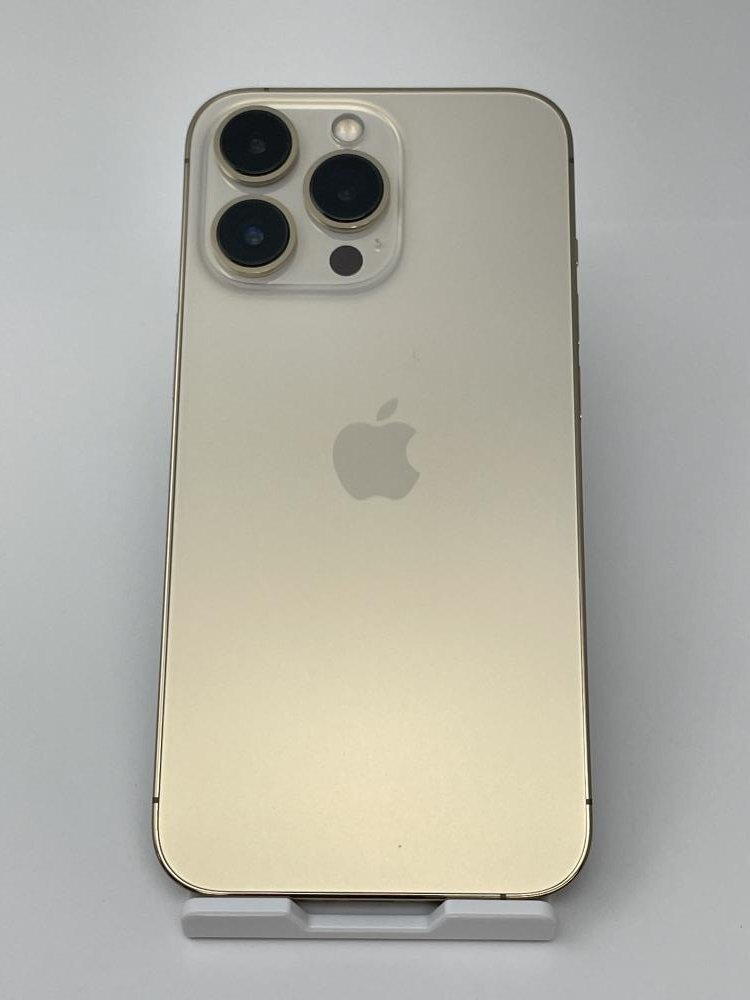 J131【ジャンク品】デモ機 iPhone13 Pro 128GB au版SIMロック解除 SIMフリー ゴールドの画像2