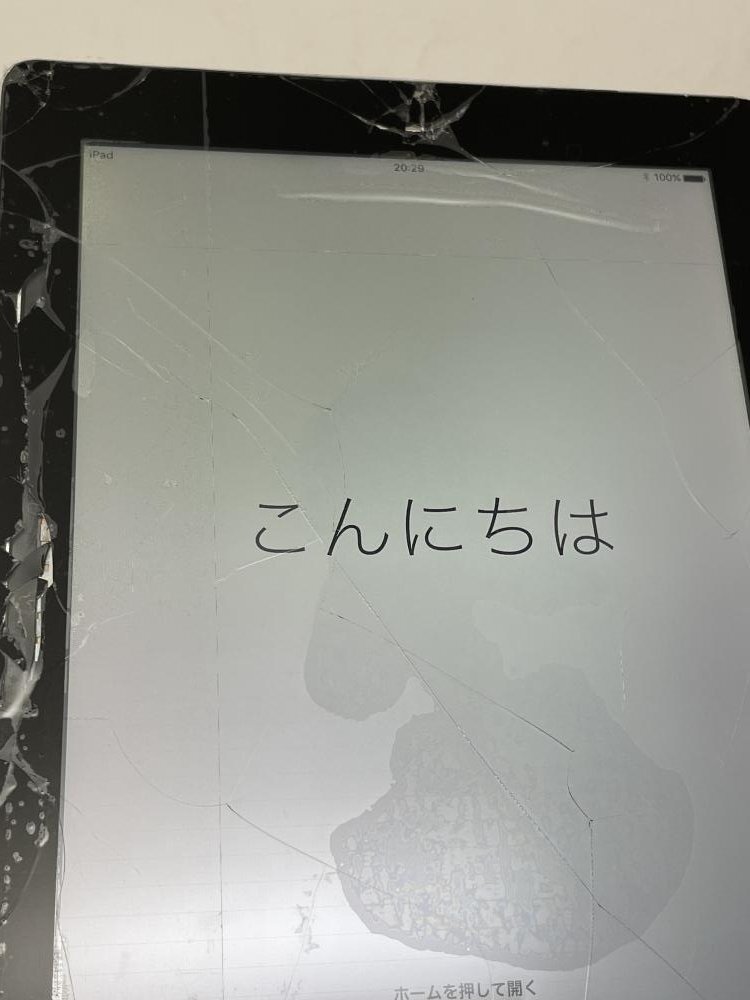 K239【ジャンク品】 iPad 第4世代 32GB Wi-Fi ブラックの画像3