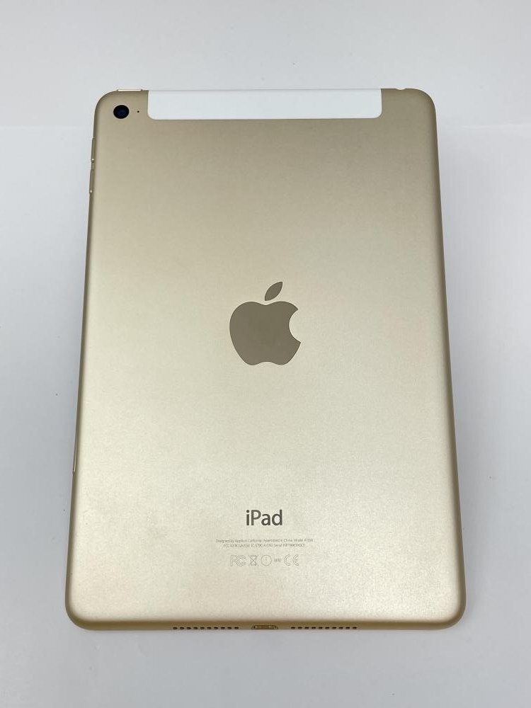 F1【ジャンク品】 iPad mini4 32GB au ゴールドの画像2