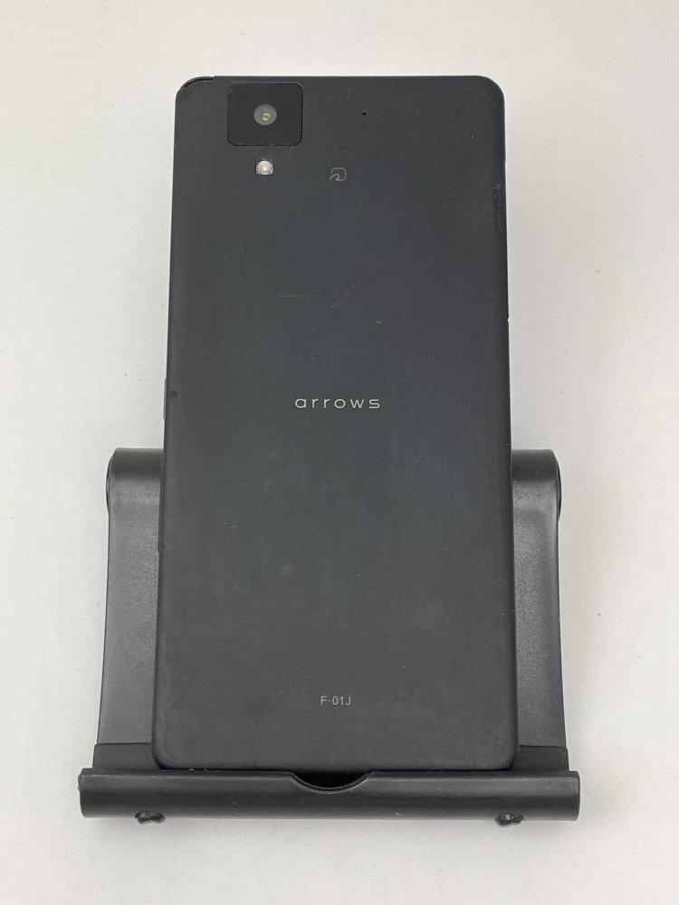 470 【動作確認済・制限○ 白ロム】 SIMロック解除済 ARROWS NX F-01J docomo ブラックの画像2