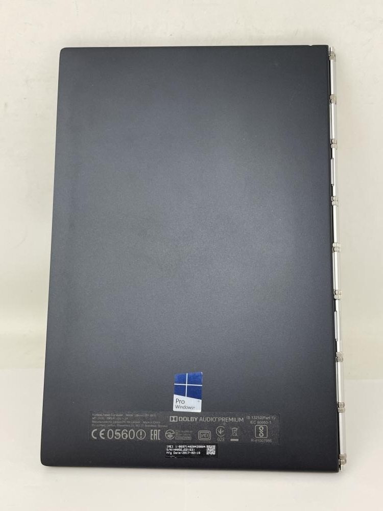 WIN600【動作確認済】 Lenovo Yoga Book YB1-X91L 64GB 4GB Atom X5-Z8550 1.44GHz Windows10 Pro /100の画像4
