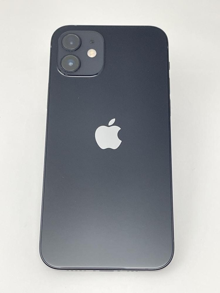 2006【ジャンク品】 iPhone12 64GB au版SIMロック解除 SIMフリー ブラック バッテリー86%の画像3