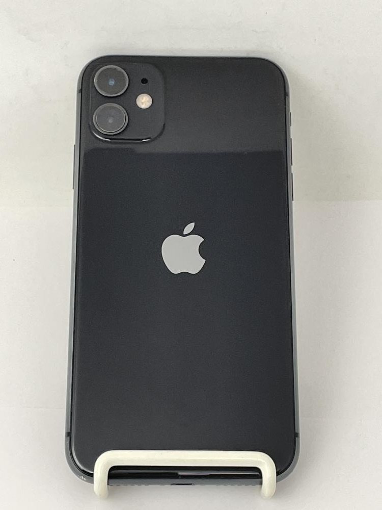 840【ジャンク品】 iPhone 11 64GB docomo版SIMロック解除 SIMフリー ブラックの画像2