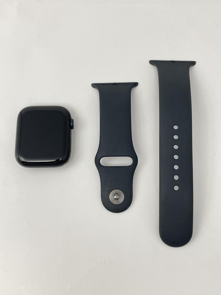 3030【動作確認済】 Apple Watch Series8 GPS 45mm ミッドナイトアルミニウムケース スポーツバンド バッテリー100％の画像1