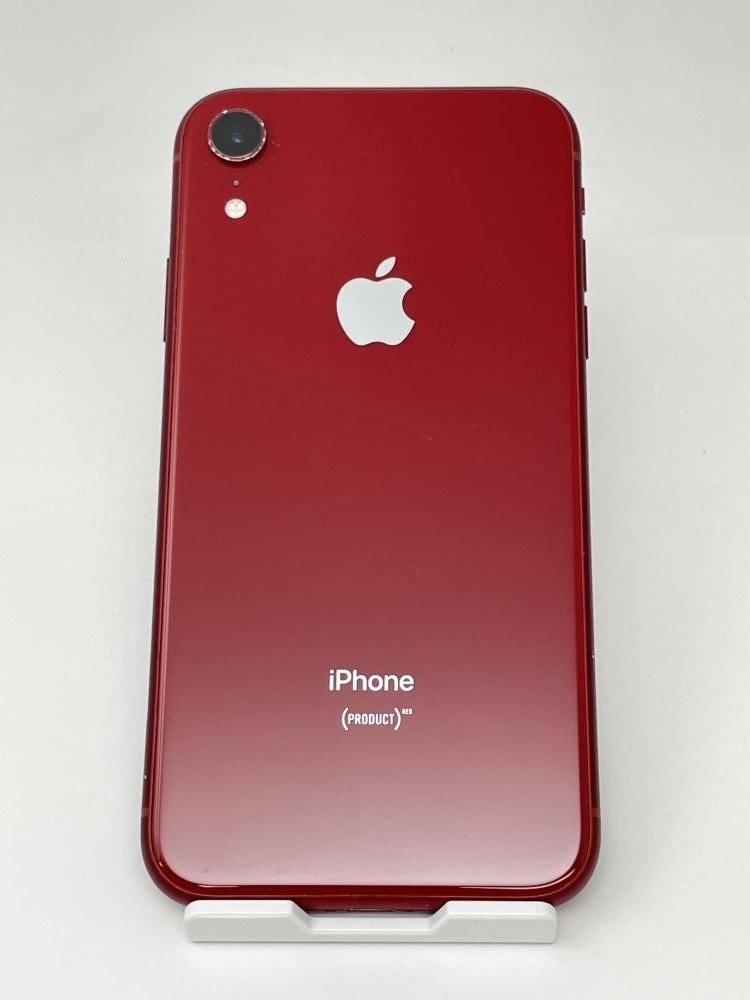 SU66【ジャンク品】 iPhone XR 128GB Apple 国内版SIM フリー レッドの画像2