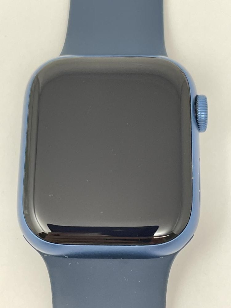 K222[ junk ] Apple Watch Series7 GPS + Cellular 41mm blue aluminium case sport band battery 91%