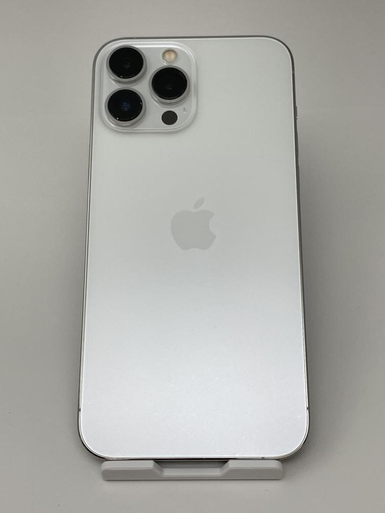 230【ジャンク品】 iPhone13 Pro Max 256GB Apple 国内版SIM フリー シルバー バッテリー84%の画像2