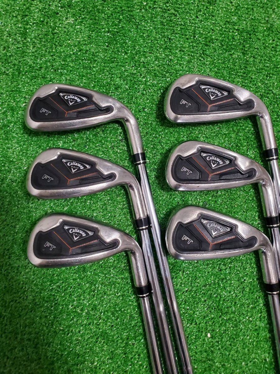 Callaway FT キャロウェイ FT アイアン 5～PW 6本セット アイアンセット ゴルフクラブ ゴルフ用品の画像2