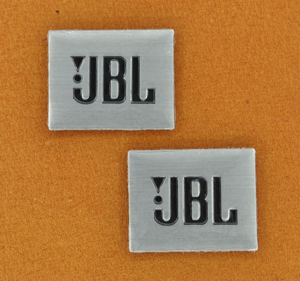 ★ JBL スピーカーロゴ プレート エンブレム ステッカー2枚 B ★の画像2