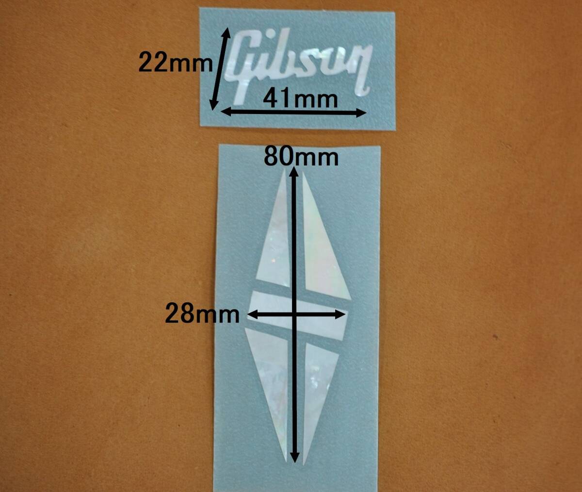 *Gibson [ жемчуг ракушка наклейка открытый точка модель бриллиант * in Ray комплект ] Gibson Logo *