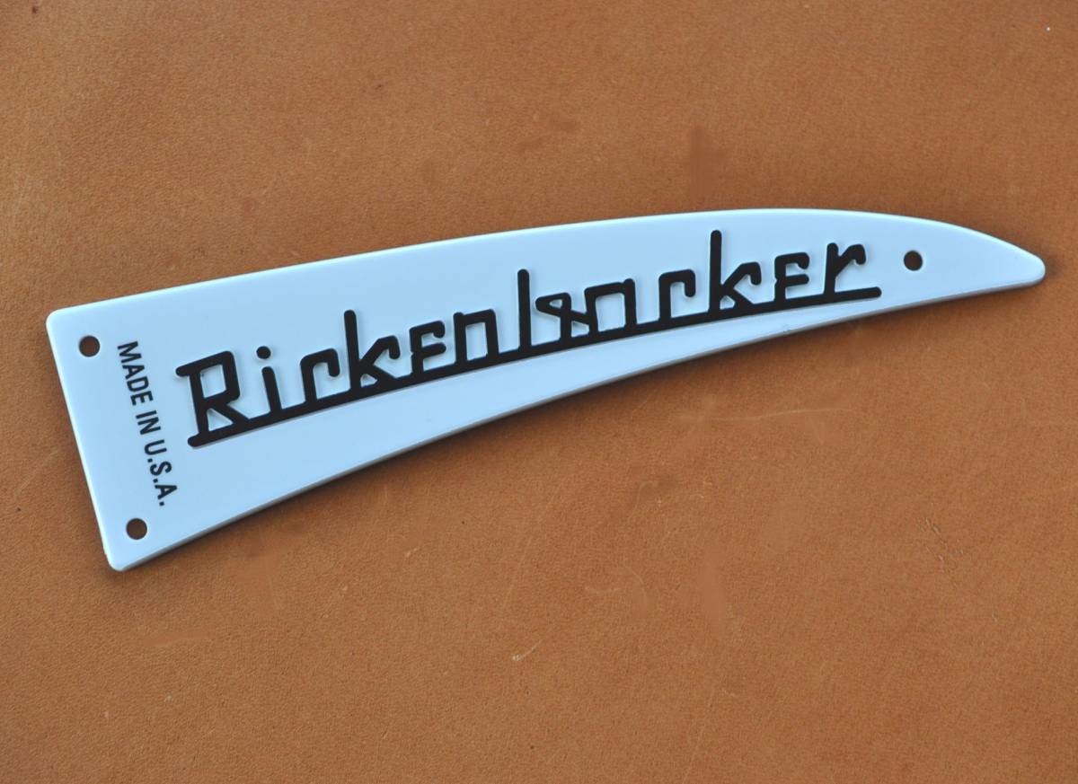 ★ リッケンバッカー Rickenbacker ネームプレート ホワイト ★の画像3