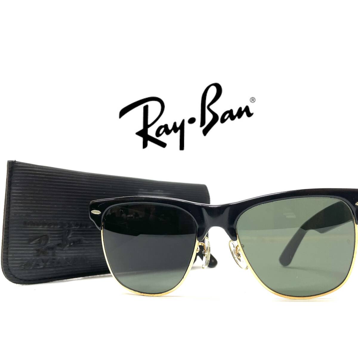 RAY-BAN レイバン サングラス U.S.A. WAYFRER MAX ウェイファーラー ケース 現状お渡し_画像1