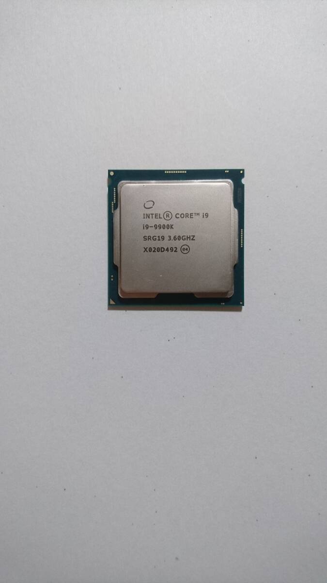  intel Core i9-9900K 第9世代 3.6GHz LGA1151インテル デスクトップPC用CPU PCパーツ 1円スタート 中古【jancｋ品】 の画像1