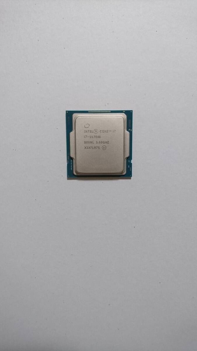  intel Core i7-11700K 第11世代 3.6GHz LGA1200 インテル デスクトップPC用CPU PCパーツ 1円スタート 中古【jancｋ品】 の画像1