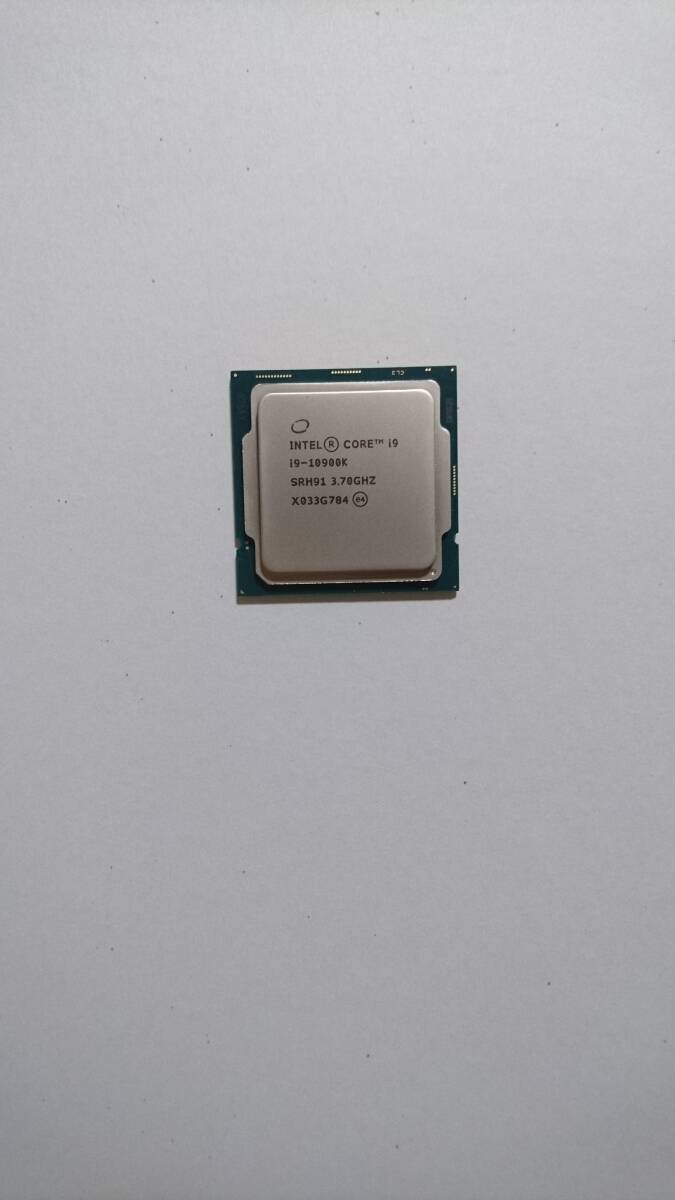 intel Core i9-10900K 第10世代 LGA1200 3.7GHz インテル デスクトップPC用CPU PCパーツ 1円スタート 中古【jancｋ品】 _画像1