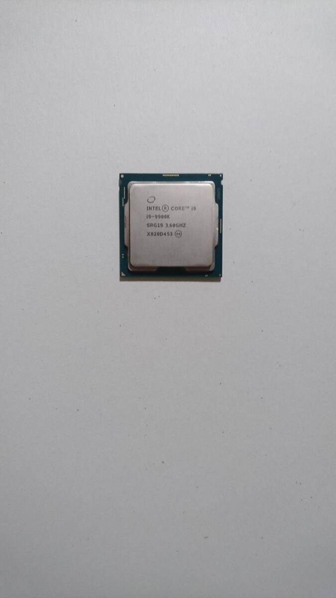  intel Core i9-9900K 第9世代 3.6GHz LGA1151インテル デスクトップPC用CPU PCパーツ 1円スタート 中古【jancｋ品】 の画像1