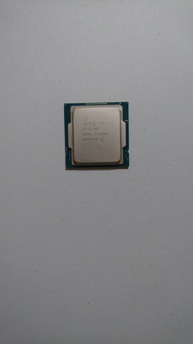  intel Core i7-11700K 第11世代 3.6GHz LGA1200 インテル デスクトップPC用CPU PCパーツ 1円スタート 中古【jancｋ品】 _画像1