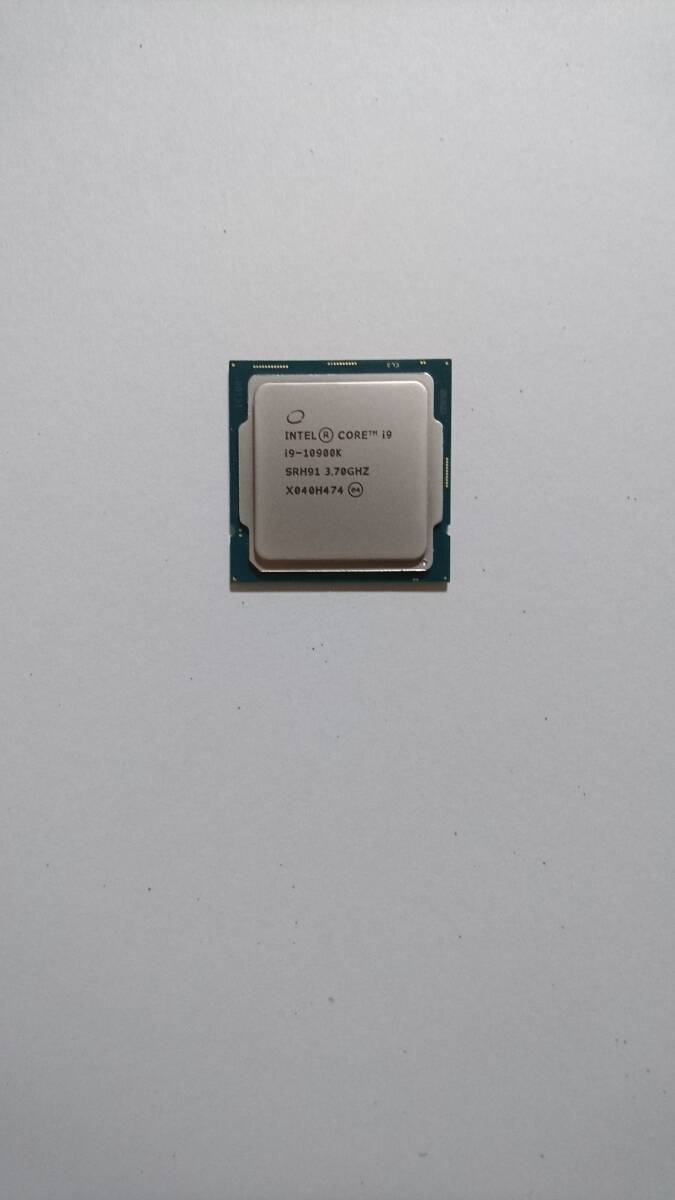 intel Core i9-10900K 第10世代 LGA1200 3.7GHz インテル デスクトップPC用CPU PCパーツ 1円スタート 中古【jancｋ品】 の画像1