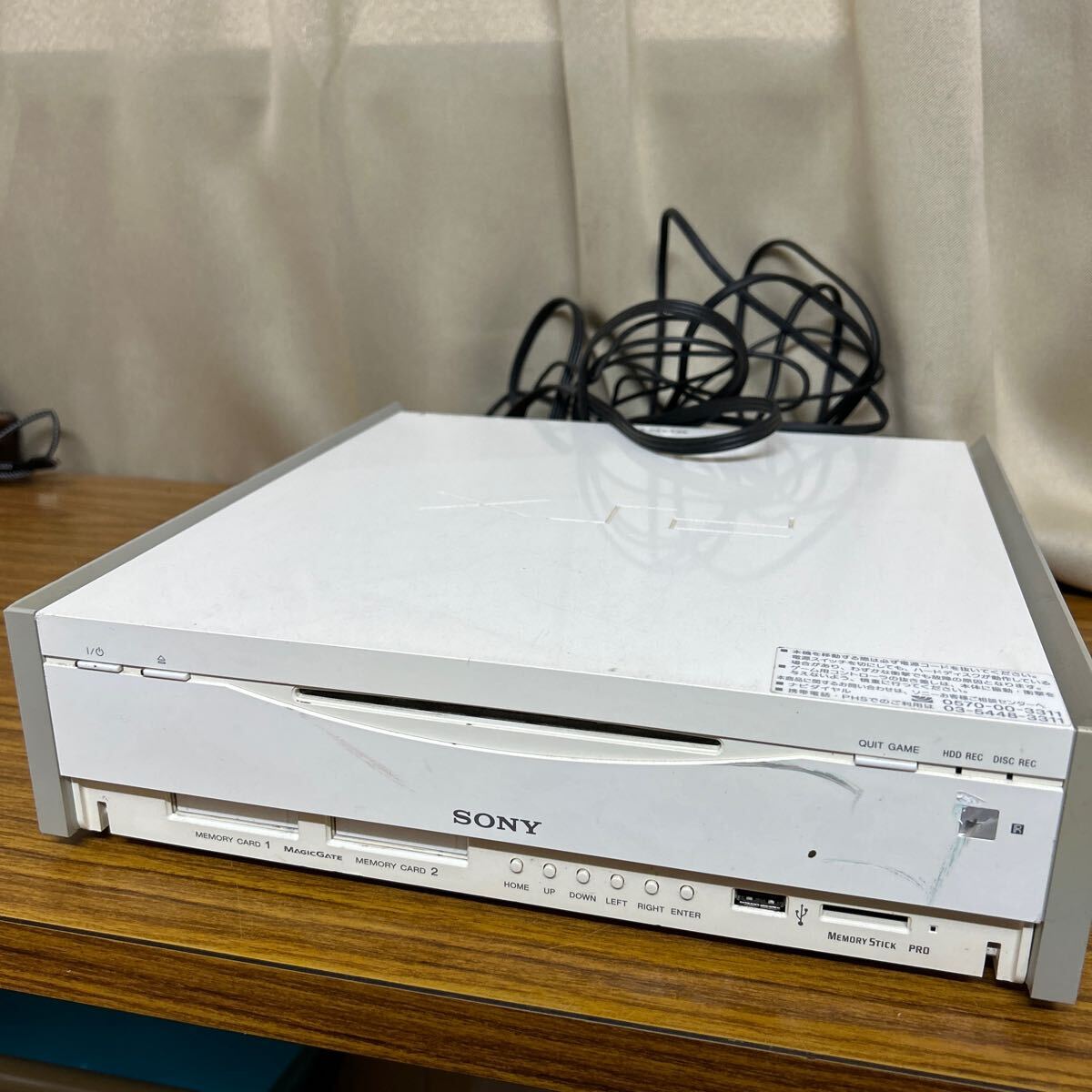 SONY ソニー PSX 本体 DESR-5100 通電確認済み PlayStation2 プレイステーション2 ゲーム機器/140._画像1