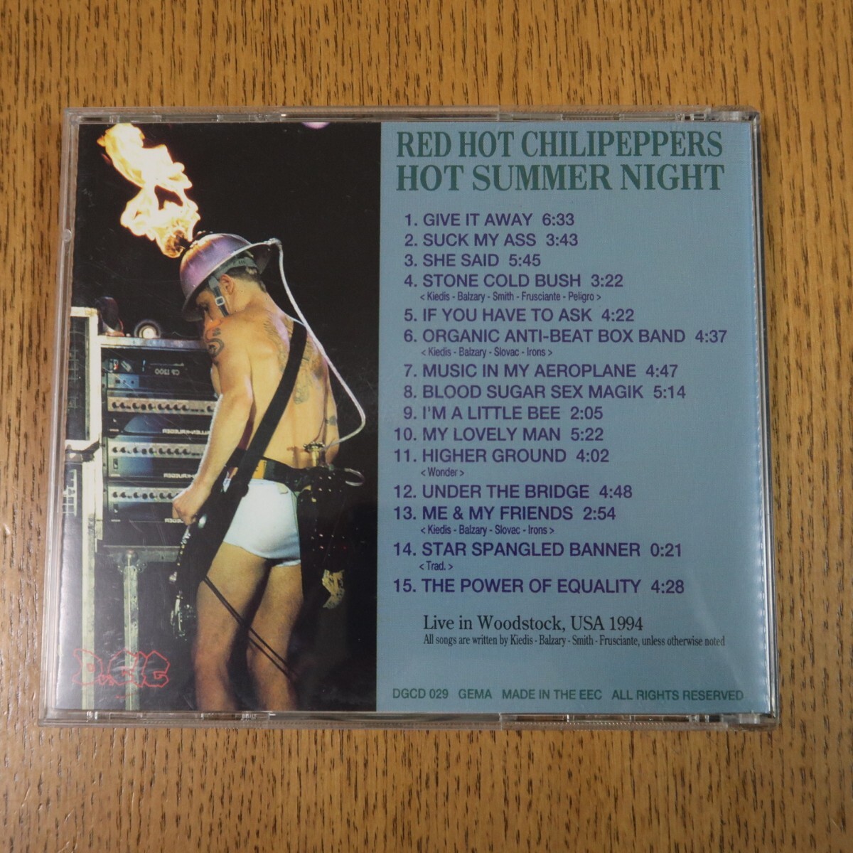 Red Hot Chilipepprs HOT SUMMER NIGHT 輸入盤 Live in Woodstock 1994 送料無料　レッド・ホット・チリ・ペッパーズ_画像2
