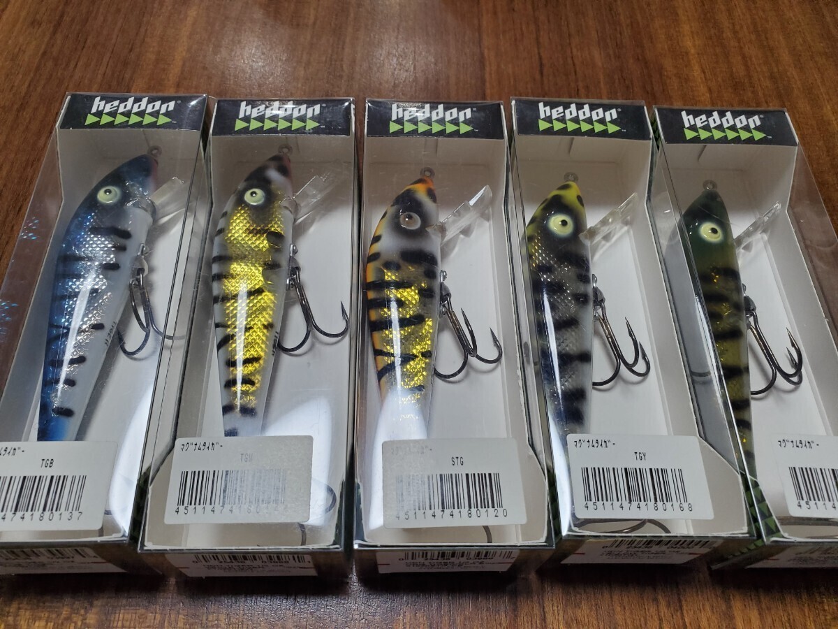 ★マグナムタイガー　タイガー　X1030-TIGER 1/2oz全5色セット… スミス へドン heddon トップ TOP 新品購入未使用品