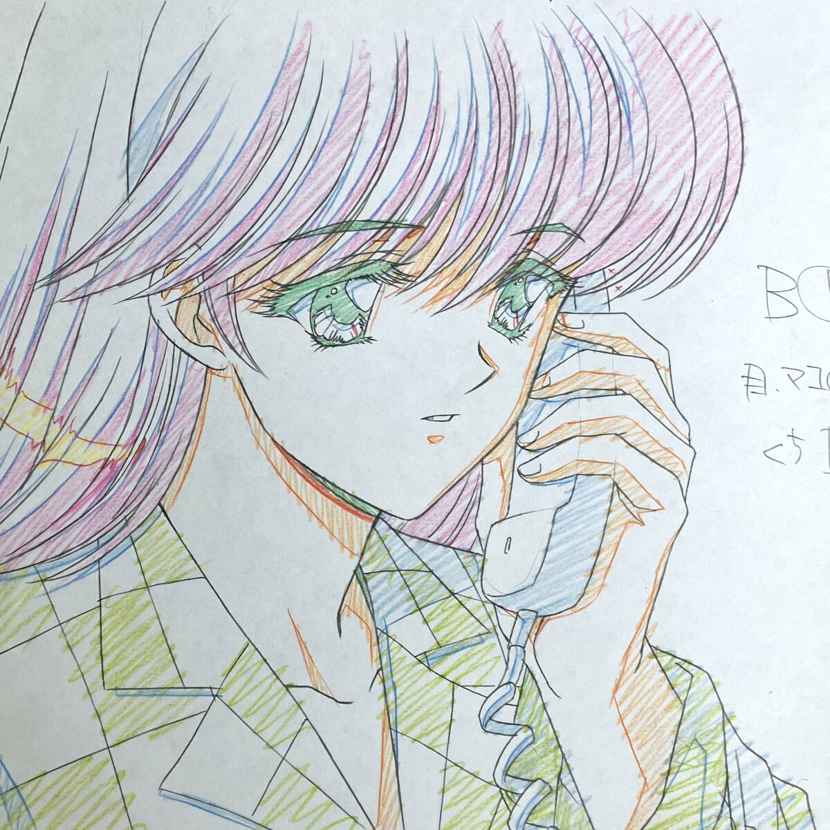 ときめきメモリアル 原画 8枚 藤崎詩織／[セル画 cel genga] ときメモの画像1