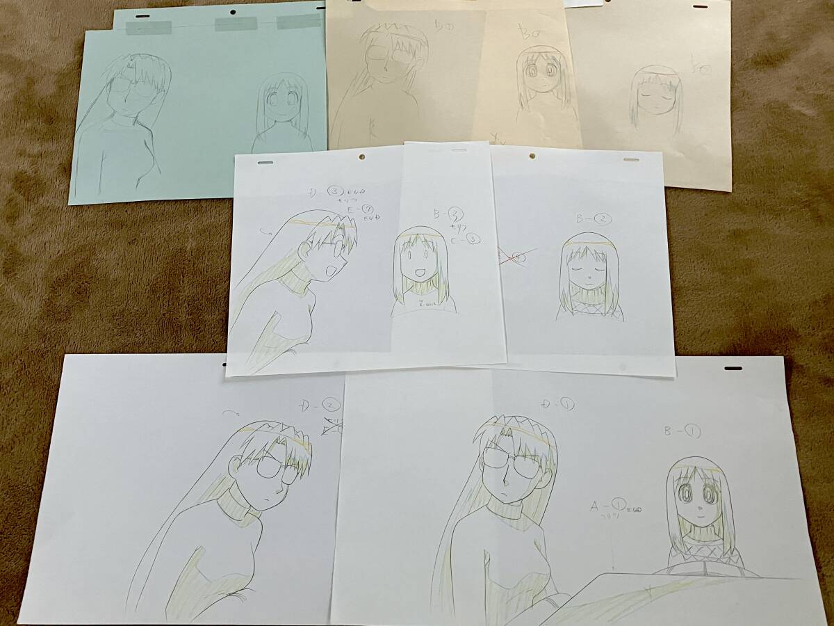 あずまんが大王 原画 18枚セット ／genga [セル画 Cel]の画像2