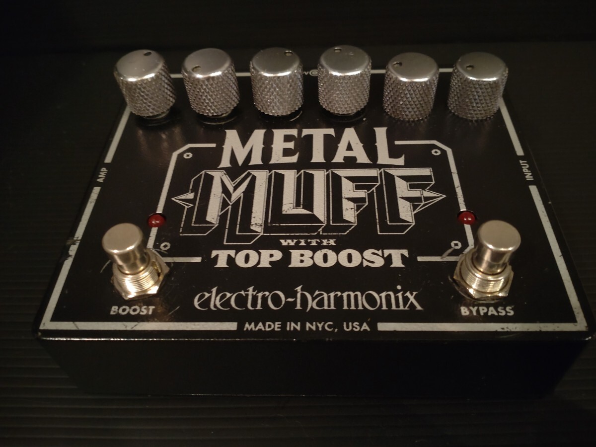 【ジャンク】　electro-harmonix METAL MUFF メタルノブ_画像1