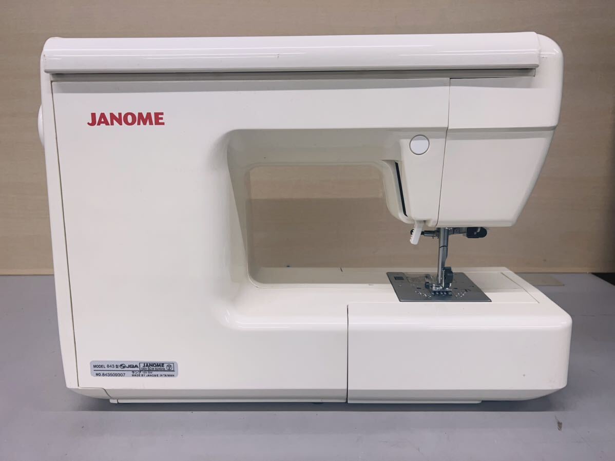 JANOME N8800 MODEL 843型 ジャノメ ミシン コンピュータミシン 箱付き_画像4