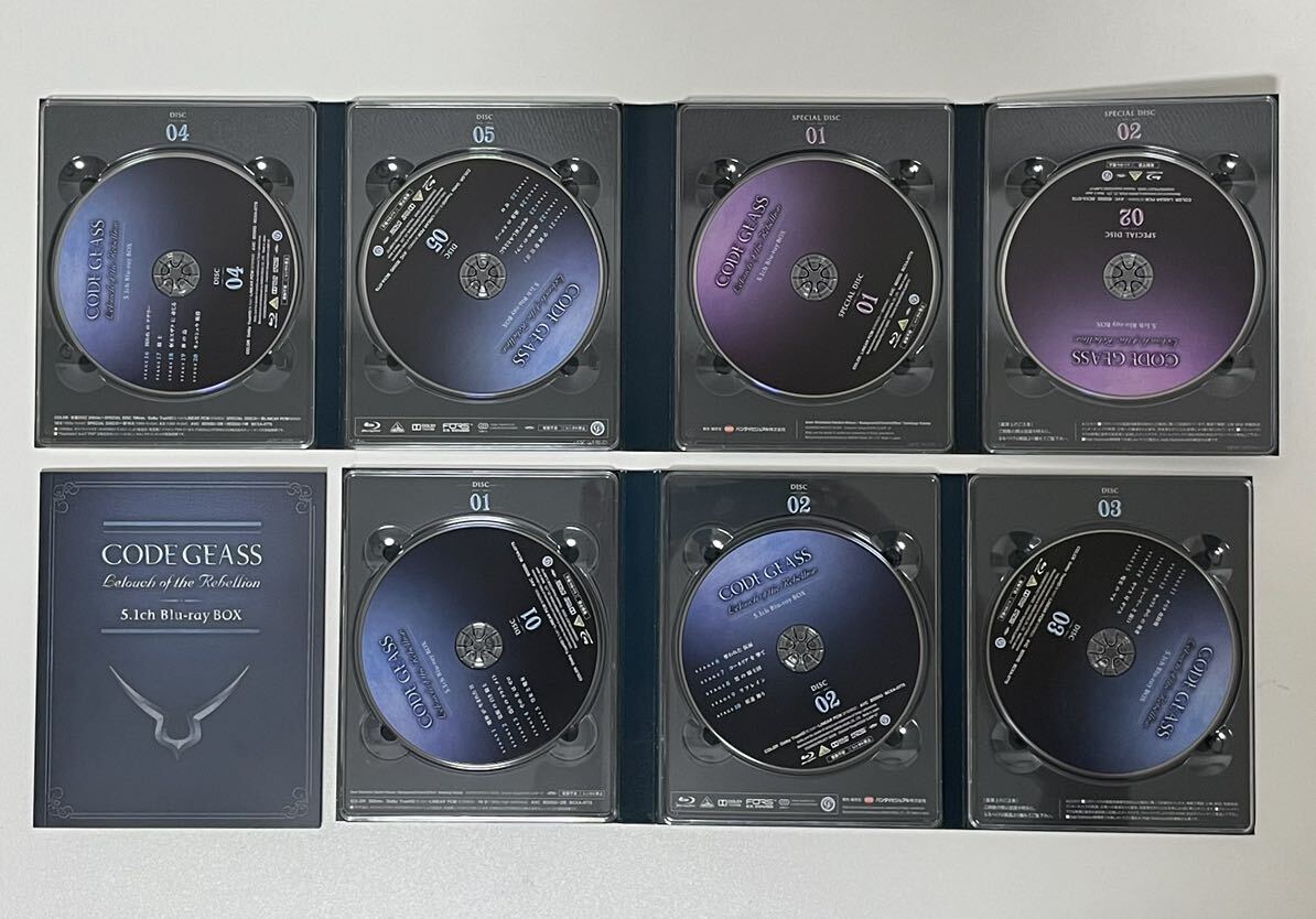 1円〜 [中古] コードギアス 反逆のルルーシュ 5.1ch Blu-ray BOX (特装限定版) の画像4
