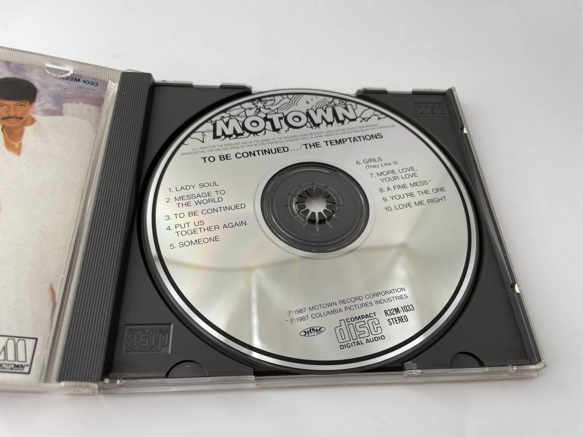 トゥ・ビー・コンティニュード　CD ザ・テンプテーションズ　2H1-04: 中古_画像2