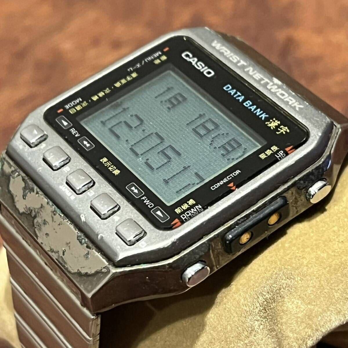 1円〜希少　CASIO カシオ　DKW-100 データバンク 漢字　稼働品　電池交換済み _画像6