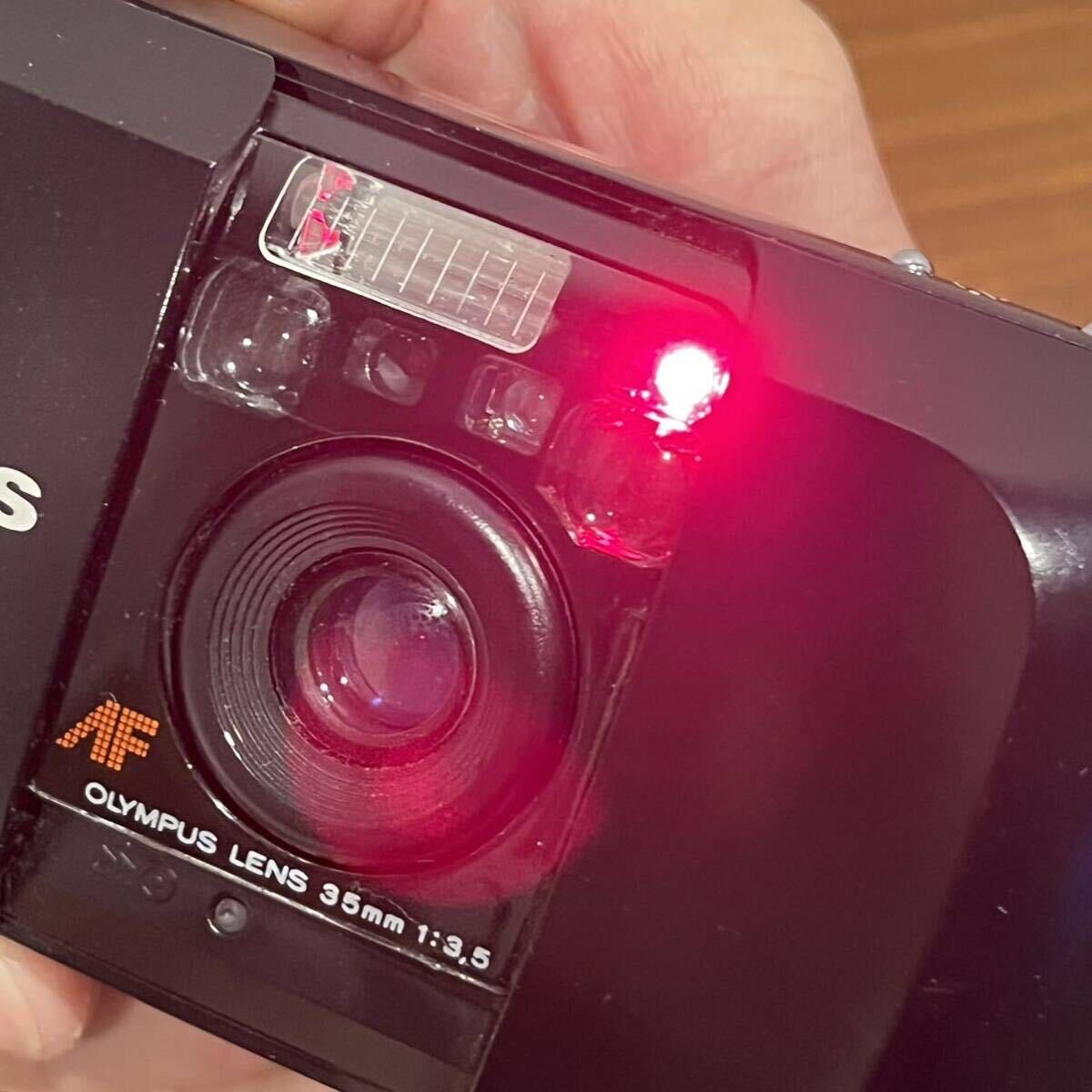 1 jpy ~OLYMPUS Olympus μ mju Mu compact film camera black start-up verification 0
