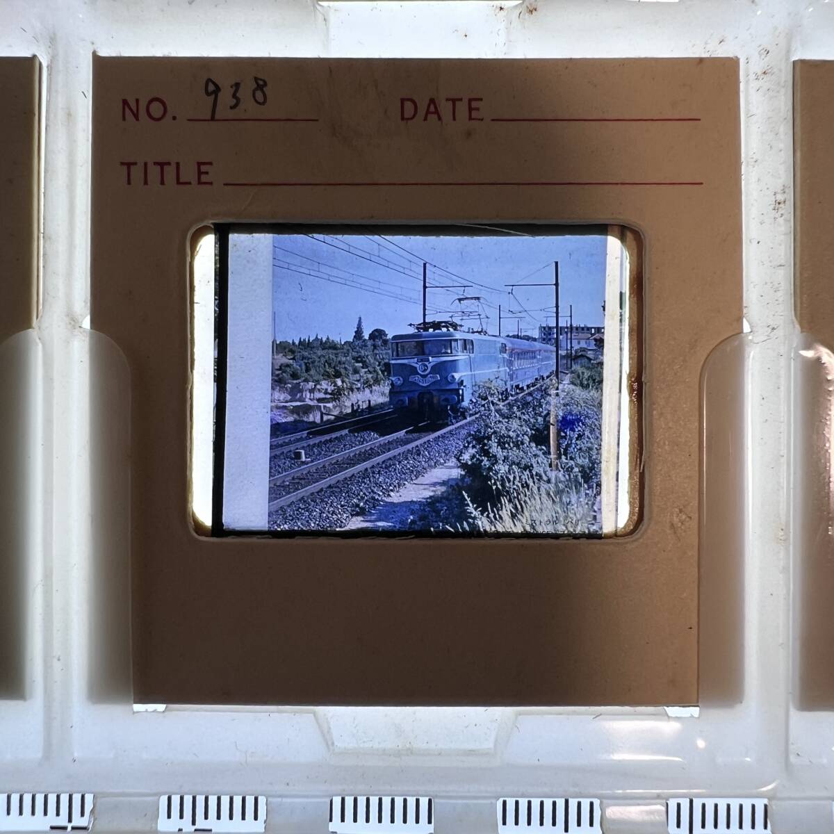 【昔の鉄道写真 ネガ ポジ】フランス国鉄■特急ミストラル■SNCF■星晃 氏 所蔵■P-938の画像1