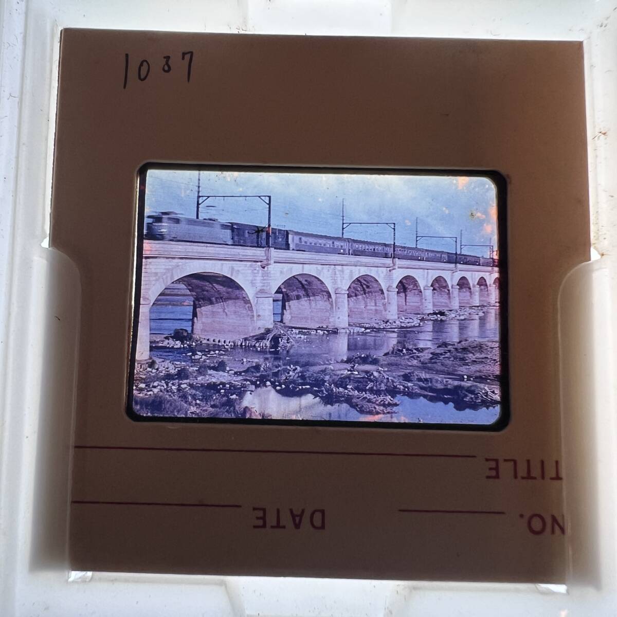 【昔の鉄道写真 ネガ ポジ】フランス国鉄■SNCF■ミストラル■星晃 氏 所蔵■P-1037の画像1