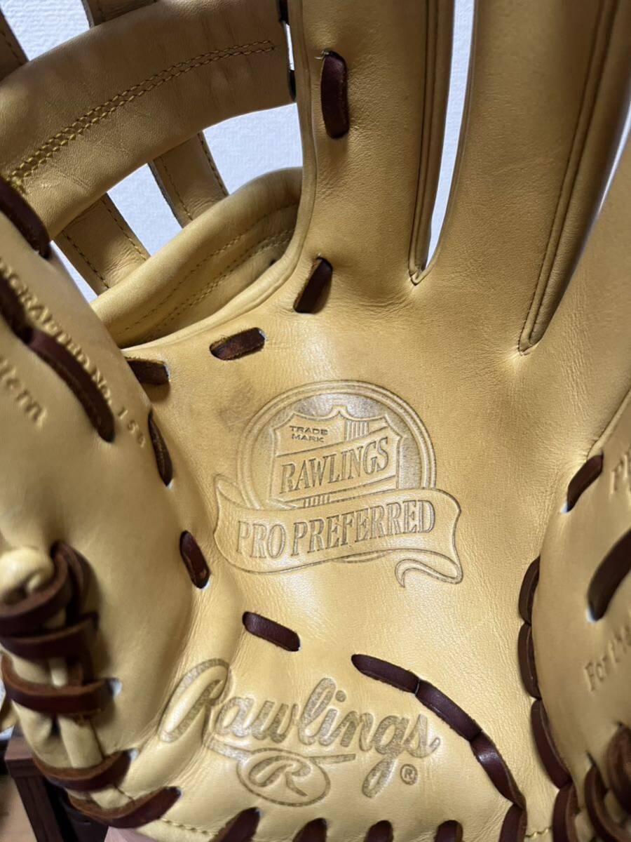 ローリングス Rawlings 硬式 内野手用 プロプリファード グローブ クリスブライアントモデル ミズノプロ サード の画像9