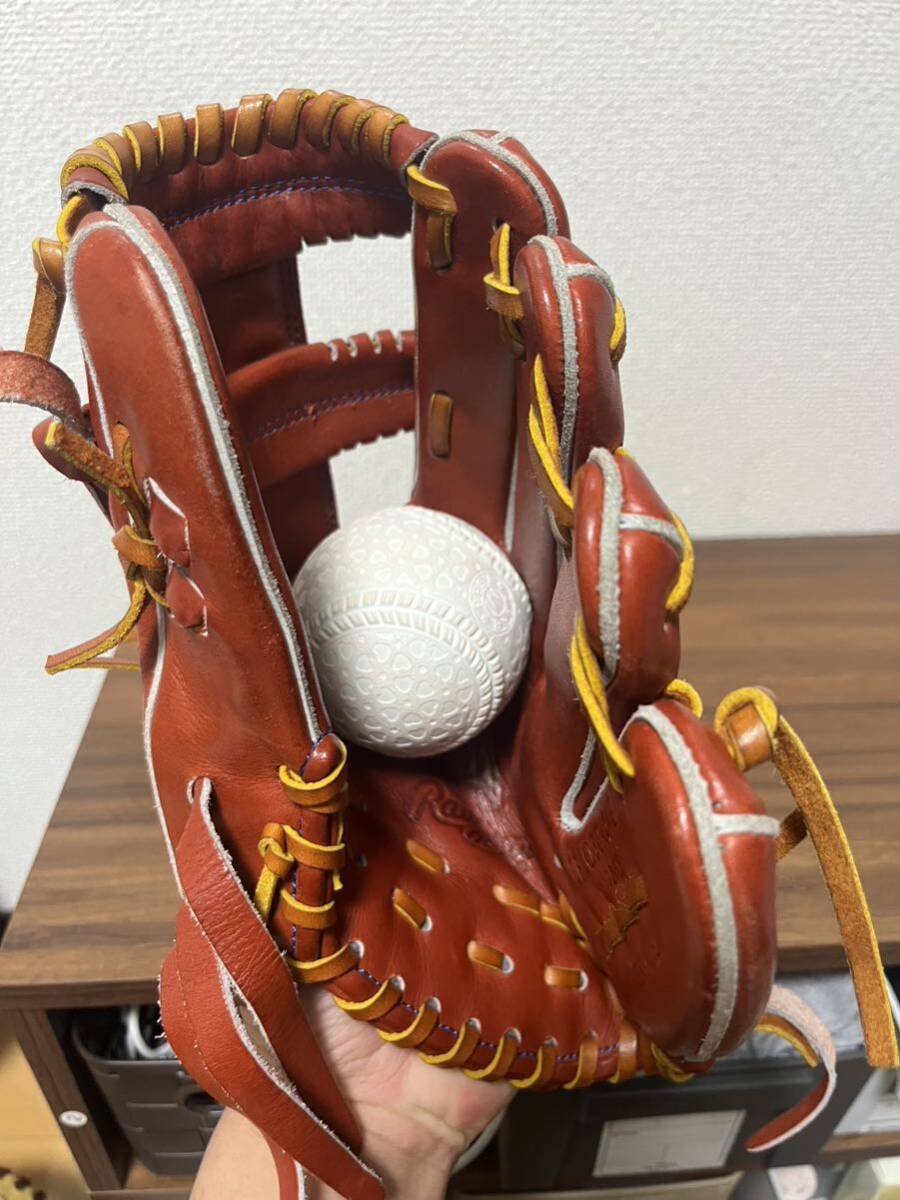 ローリングス 硬式 内野手用 グローブ Rawlings ジュテルレザー CK4レザークエストエディション ミズノプロ ウィザード の画像6