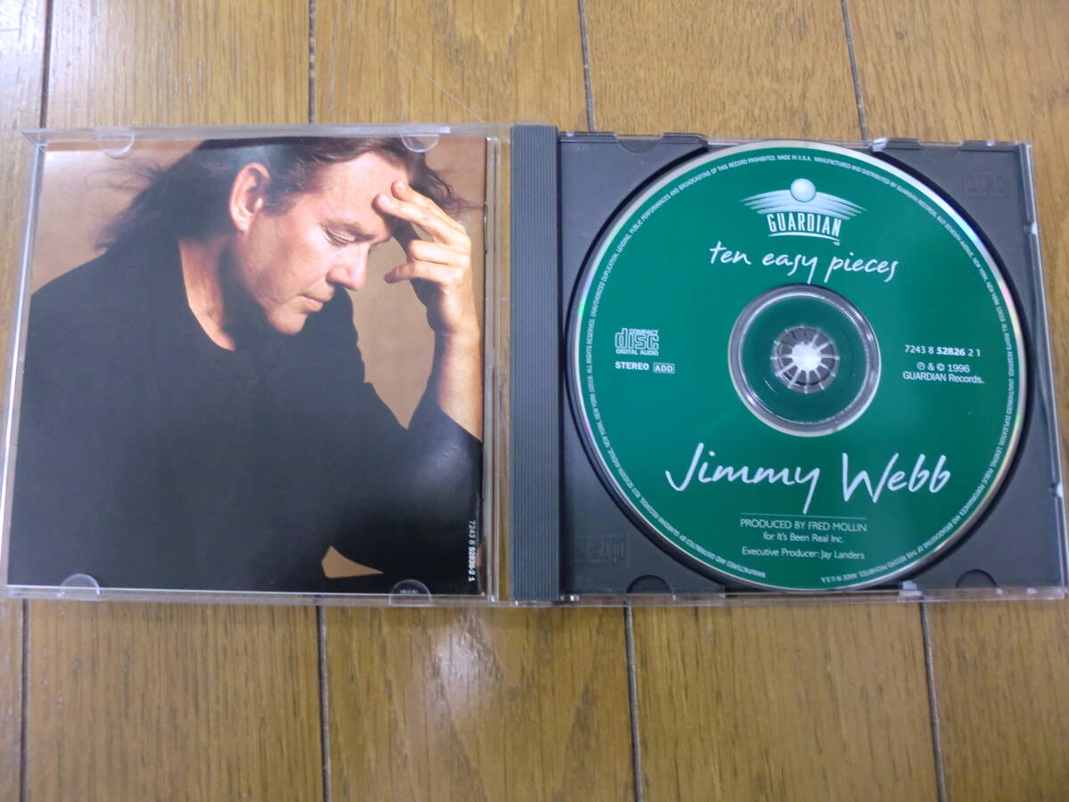 【CD】JMMY WEBB / TEN EASY PIECES 1996 GUARDIAN RECORDS 7243 8 52826 2 1 ソングライター_画像2