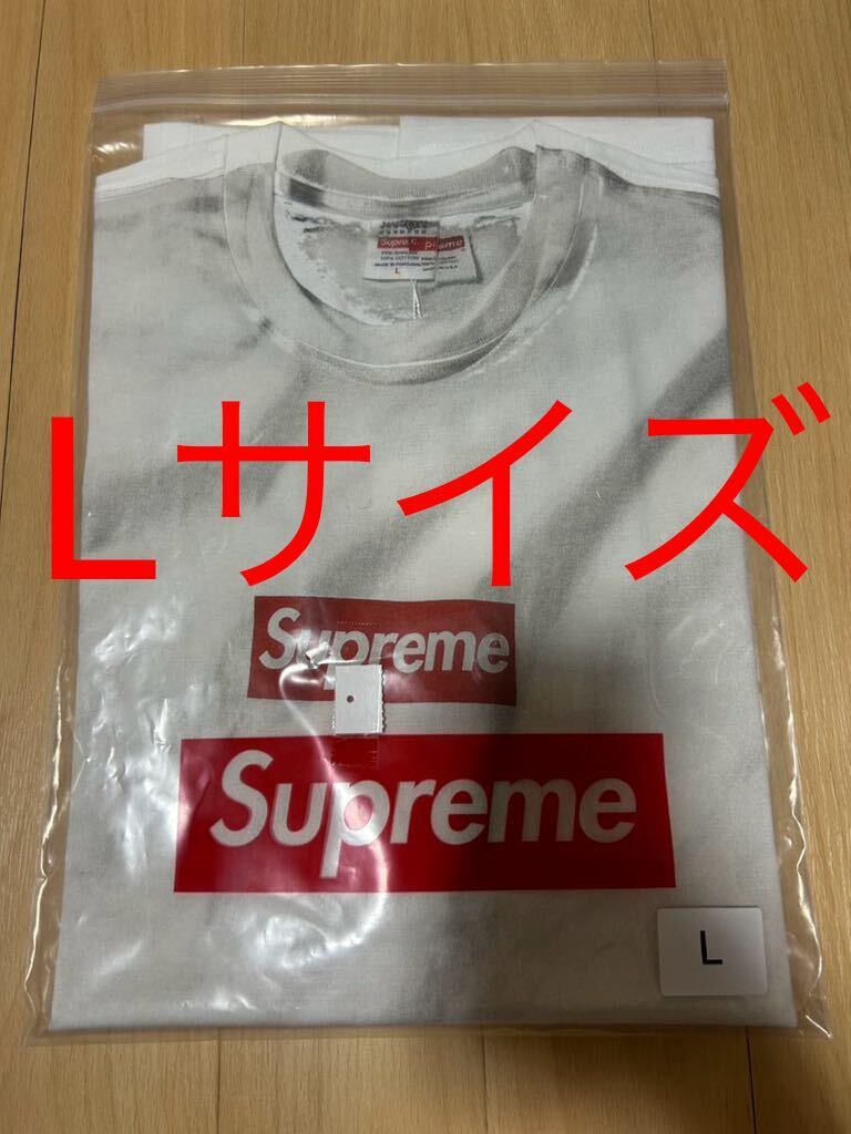 送料無料　Supreme x MM6 Maison Margiela Box Logo Tee White Lサイズ　シュプリーム メゾン マルジェラ ボックス ホワイト　新品未使用品_画像1