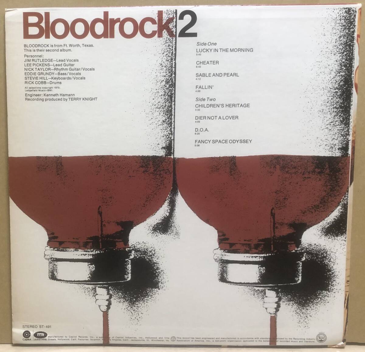 USハード グリーンCapitol USオリジナル盤 Bloodrock / 2の画像2